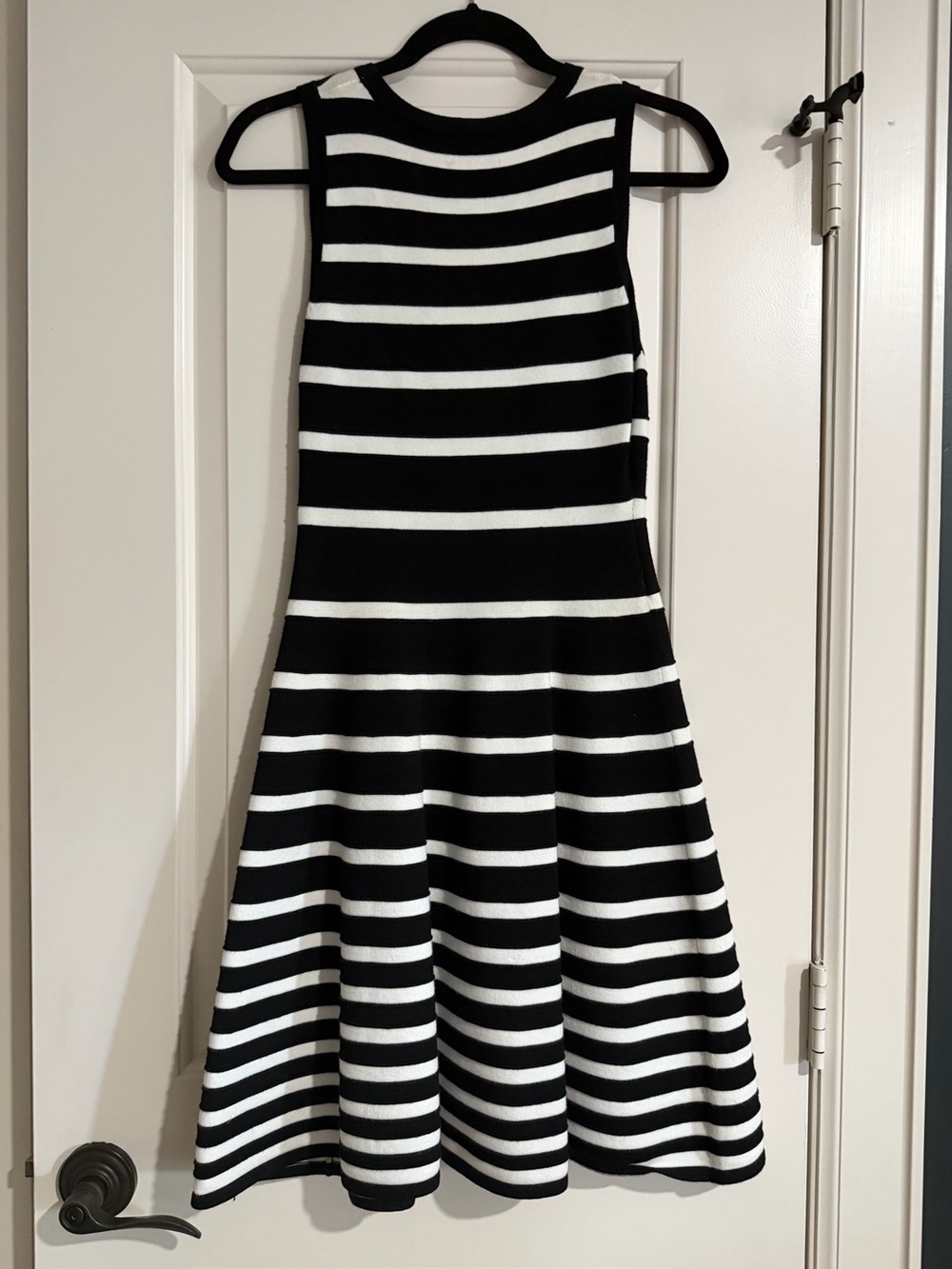 Milly Fit & Flare Striped Dress